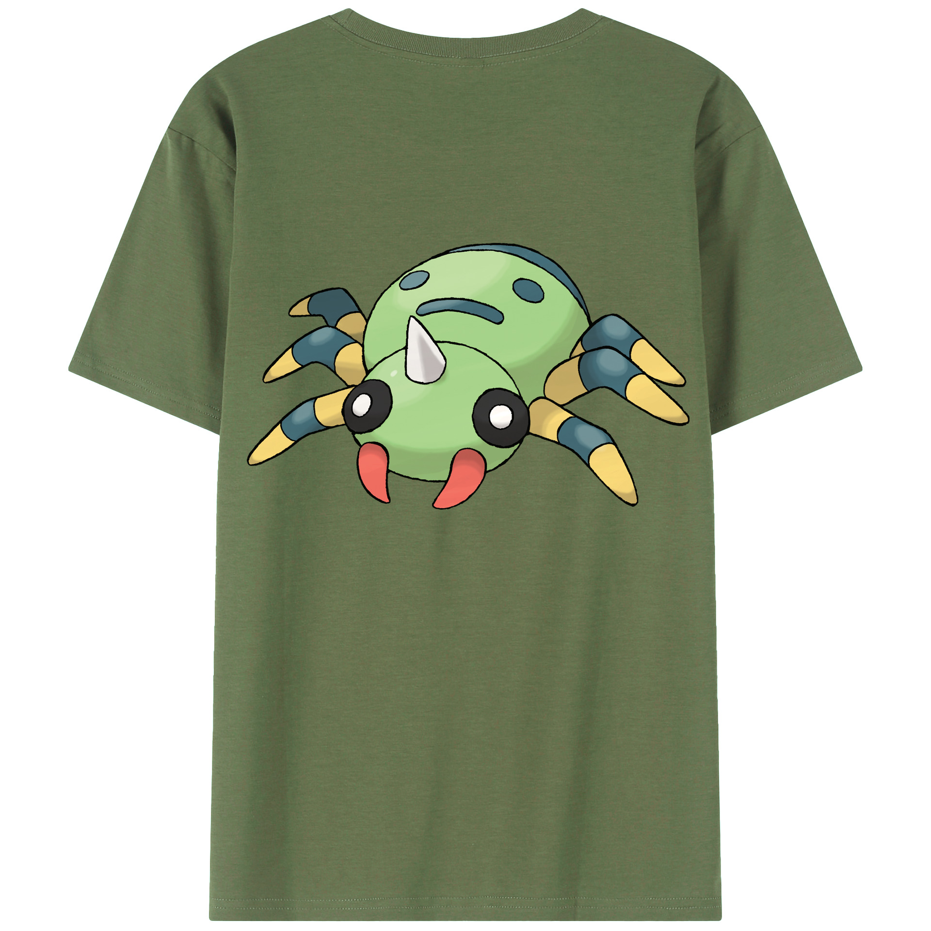 （画像用） ポケットモンスター Pokémon 綿100％ メンズ半袖Tシャツ（バックプリント） 通気性